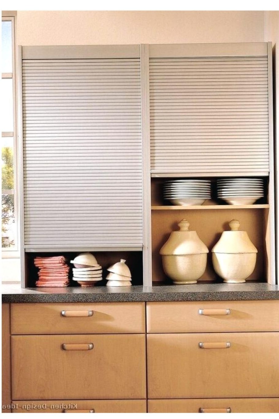 Рольставни для кухонного шкафа