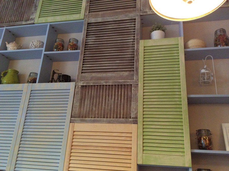 Жалюзийная дверь 344х850мм