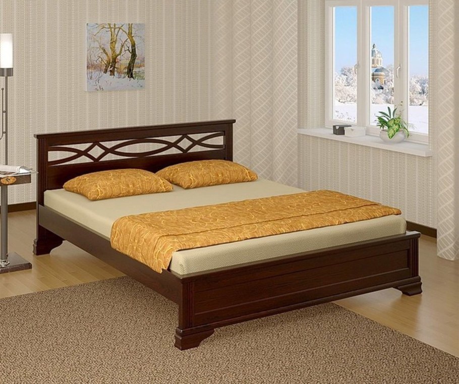 Кровать Лира из массива