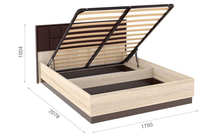 Кровать с ПМ Джулия ми (Империал)