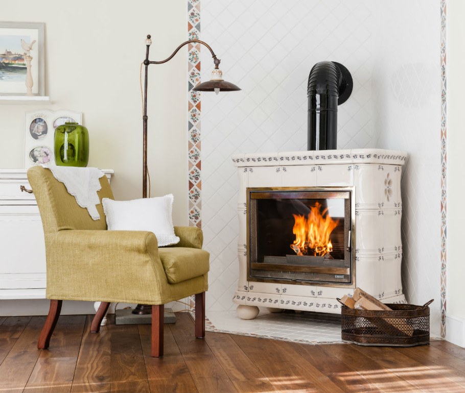 Каминная печь в интерьере