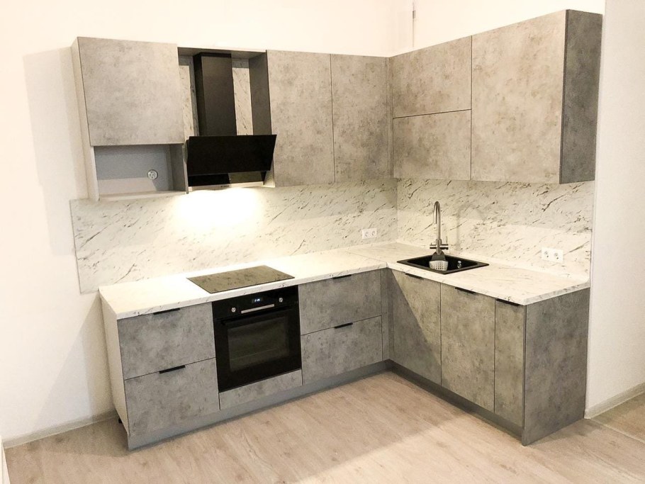 Столешница бетон Чикаго светло-серый Эггер