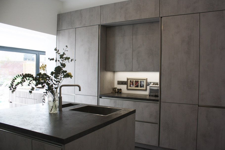 Кухня leicht Concrete бетон