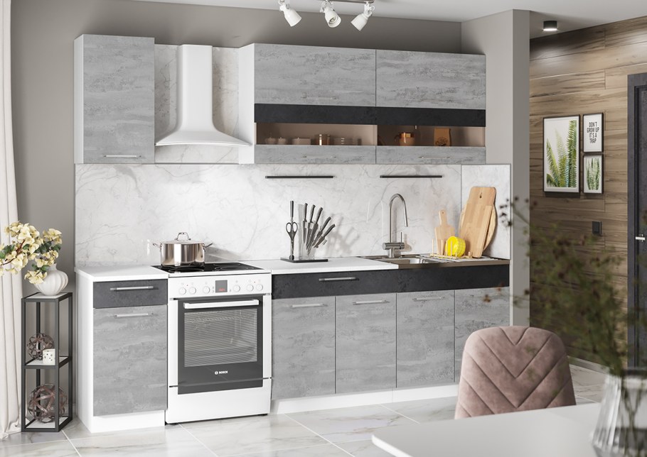 Удобный кухонный гарнитур