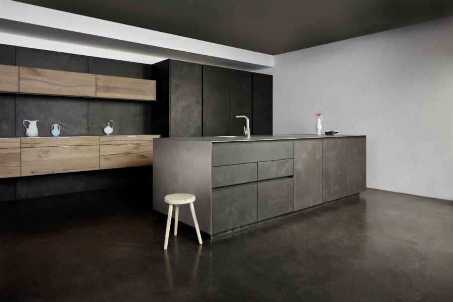 Кухня leicht Concrete бетон