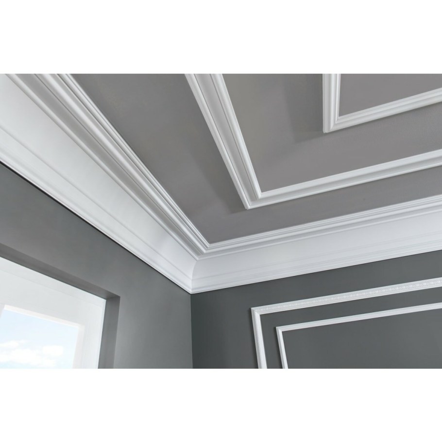 Молдинг настенный полистирол ударопрочный NMC wl2 белый 20х40x2000 мм