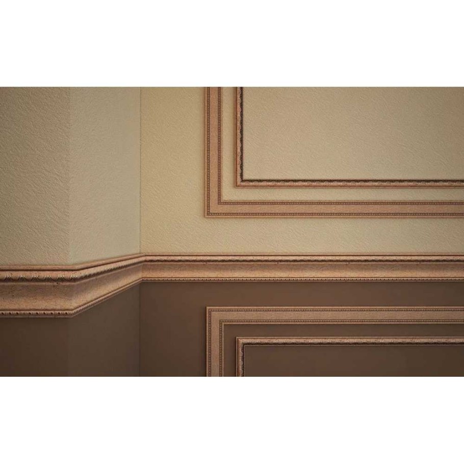 Плинтус Cosca п012 в интерьере