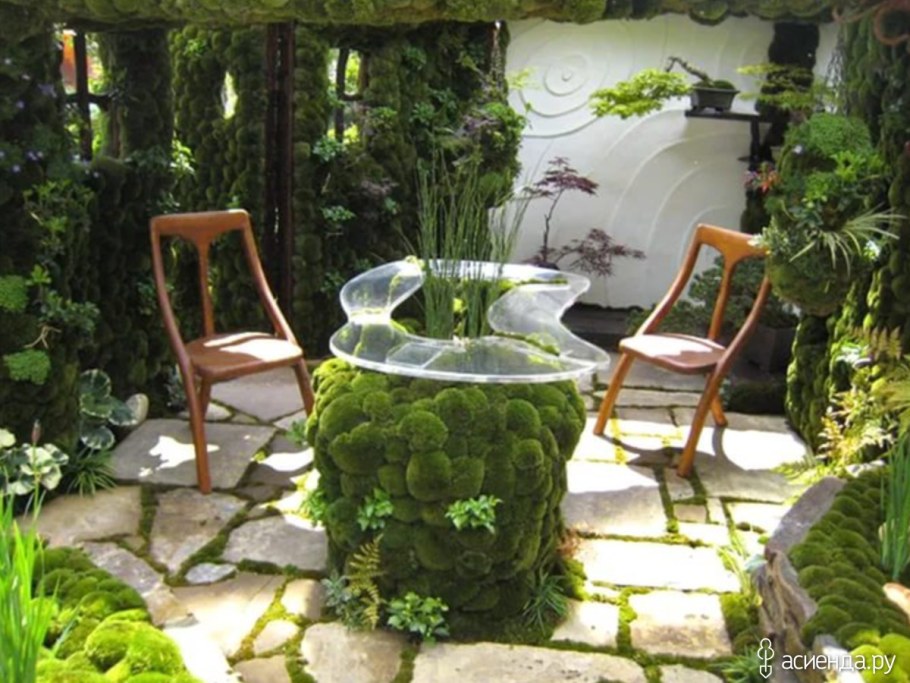 Интерьер сада своими руками