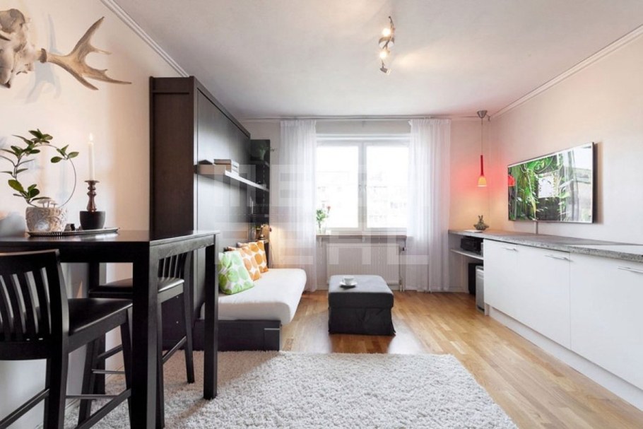 Интерьер однокомнатной квартиры