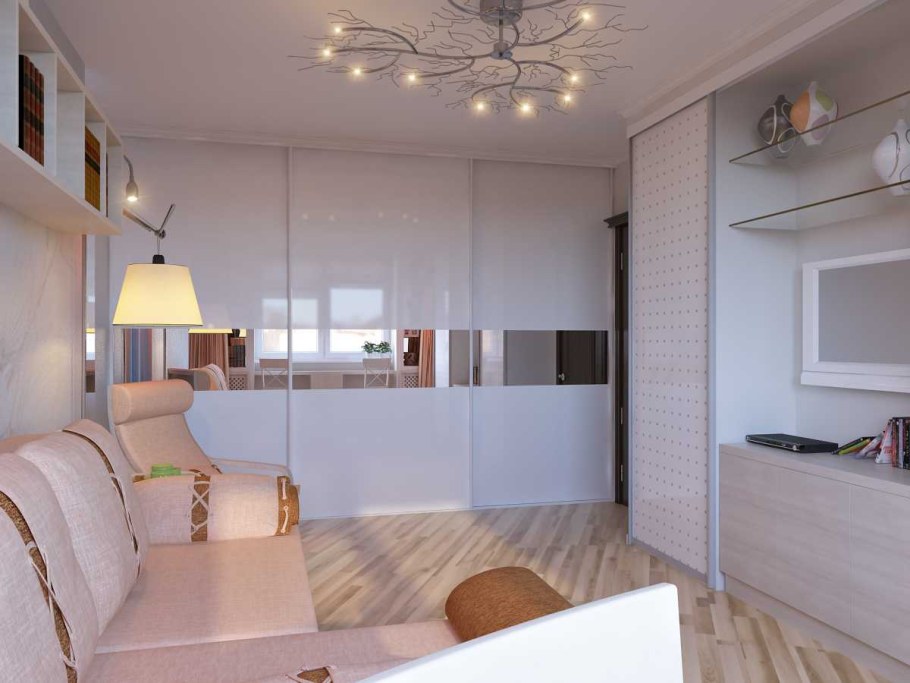 Интерьер однокомнатной квартиры