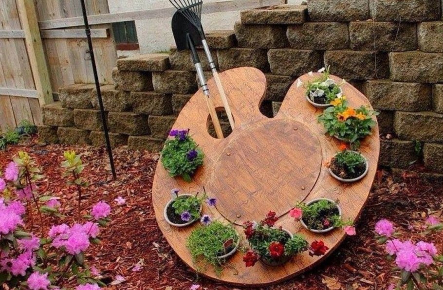 Оригинальные клумбы