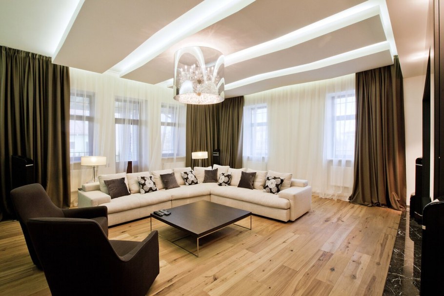 Освещение в гостиной