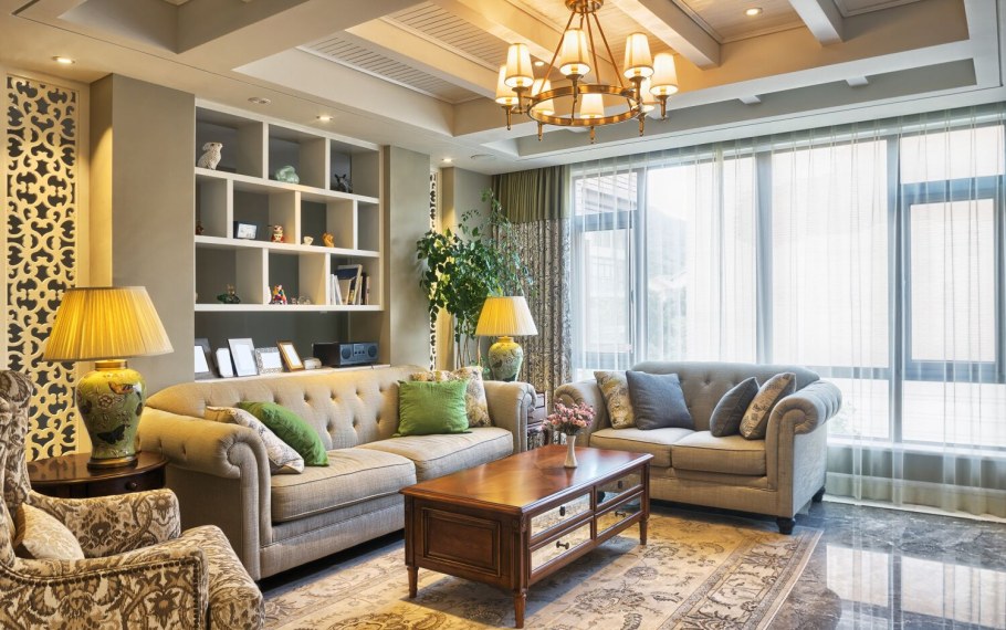 Уютный современный интерьер