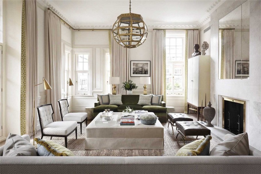 Интерьер Лондонский стиль Неоклассика