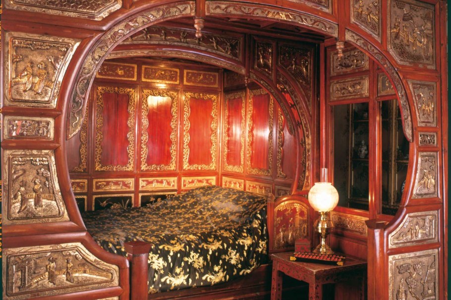 Дворец императора Китай внутри покои