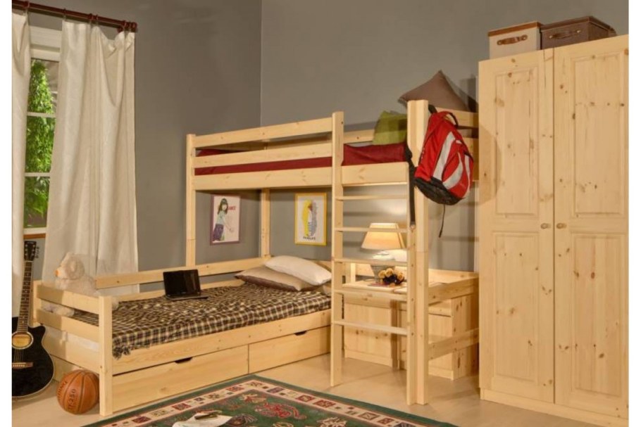 Кровать чердак карельская сосна