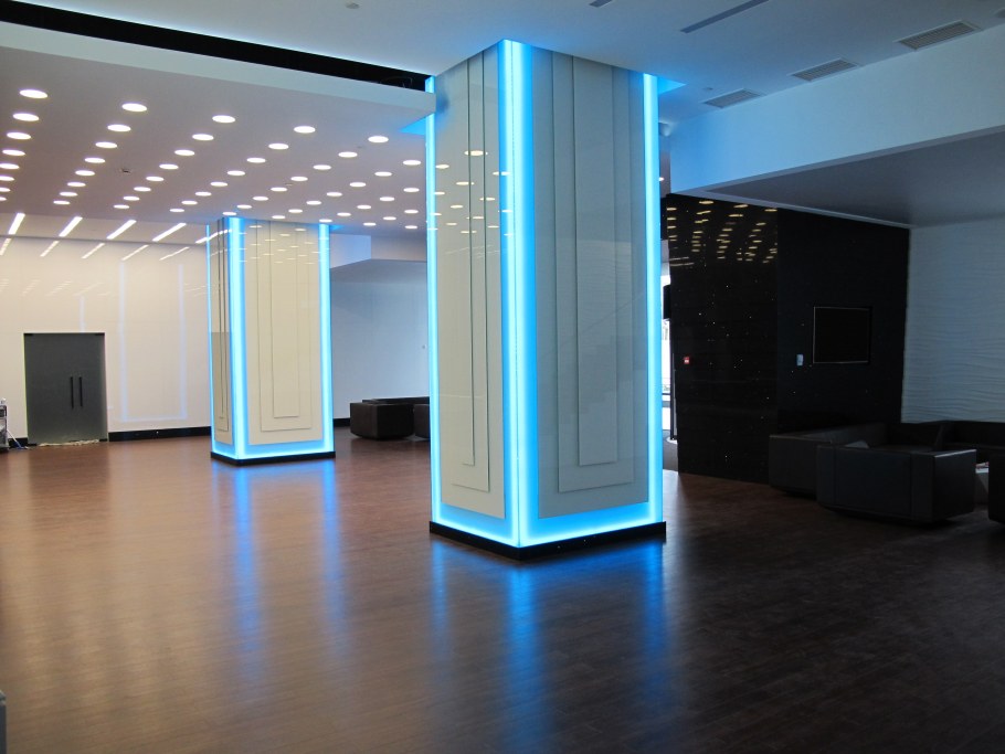 Подсветка колонн