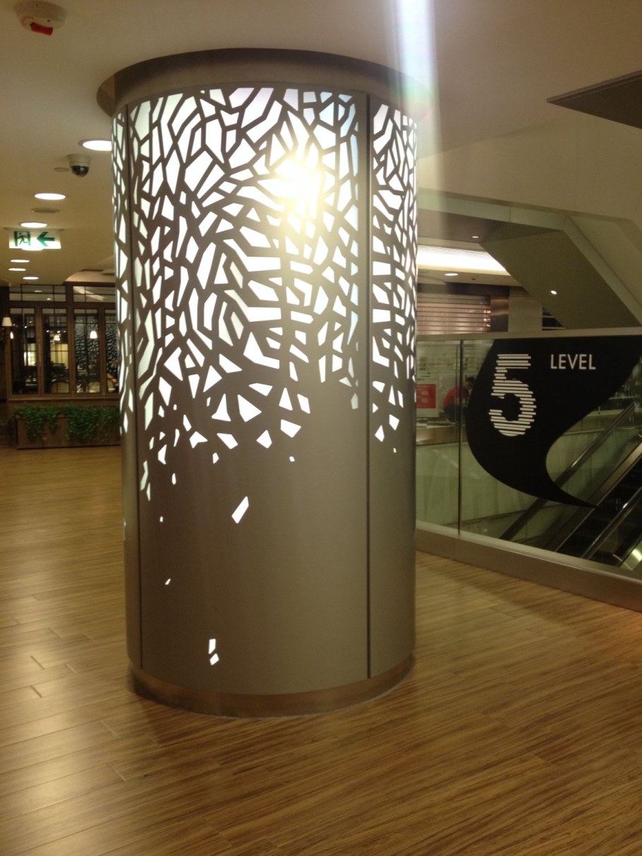 Подсветка круглой колонны