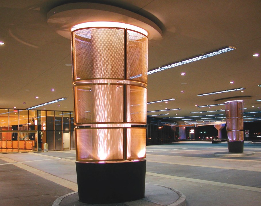 Подсветка колонн