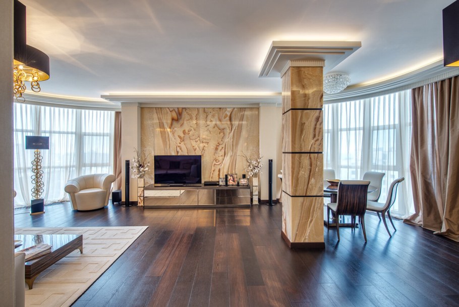 Колонны в интерьере