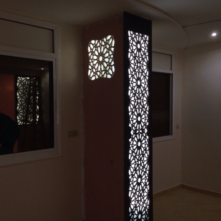 Отделка колонны в квартире