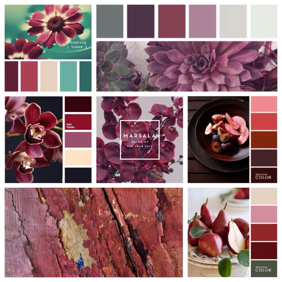 Марсала пантон сочетания