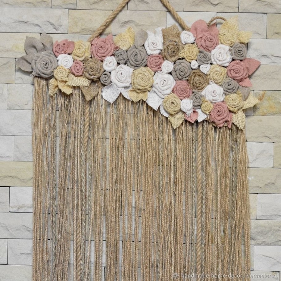 Панно из веревки
