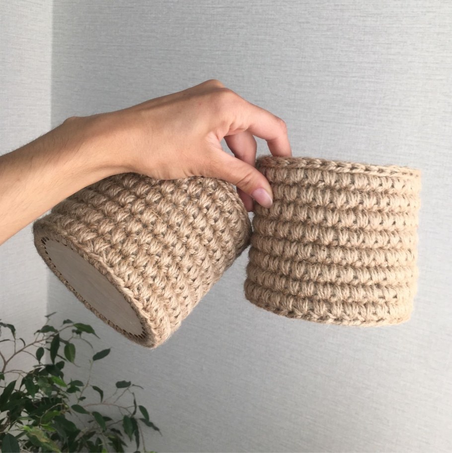 Корзины из джута в интерьере