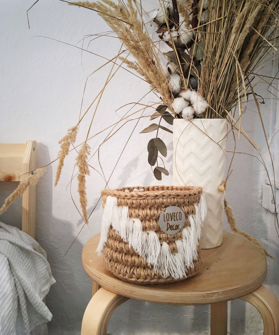 Стиль бохо корзины плетеные