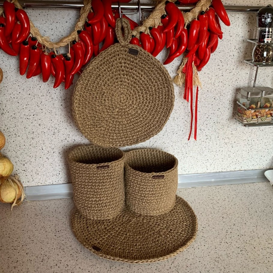 Джутовая корзинка Zara