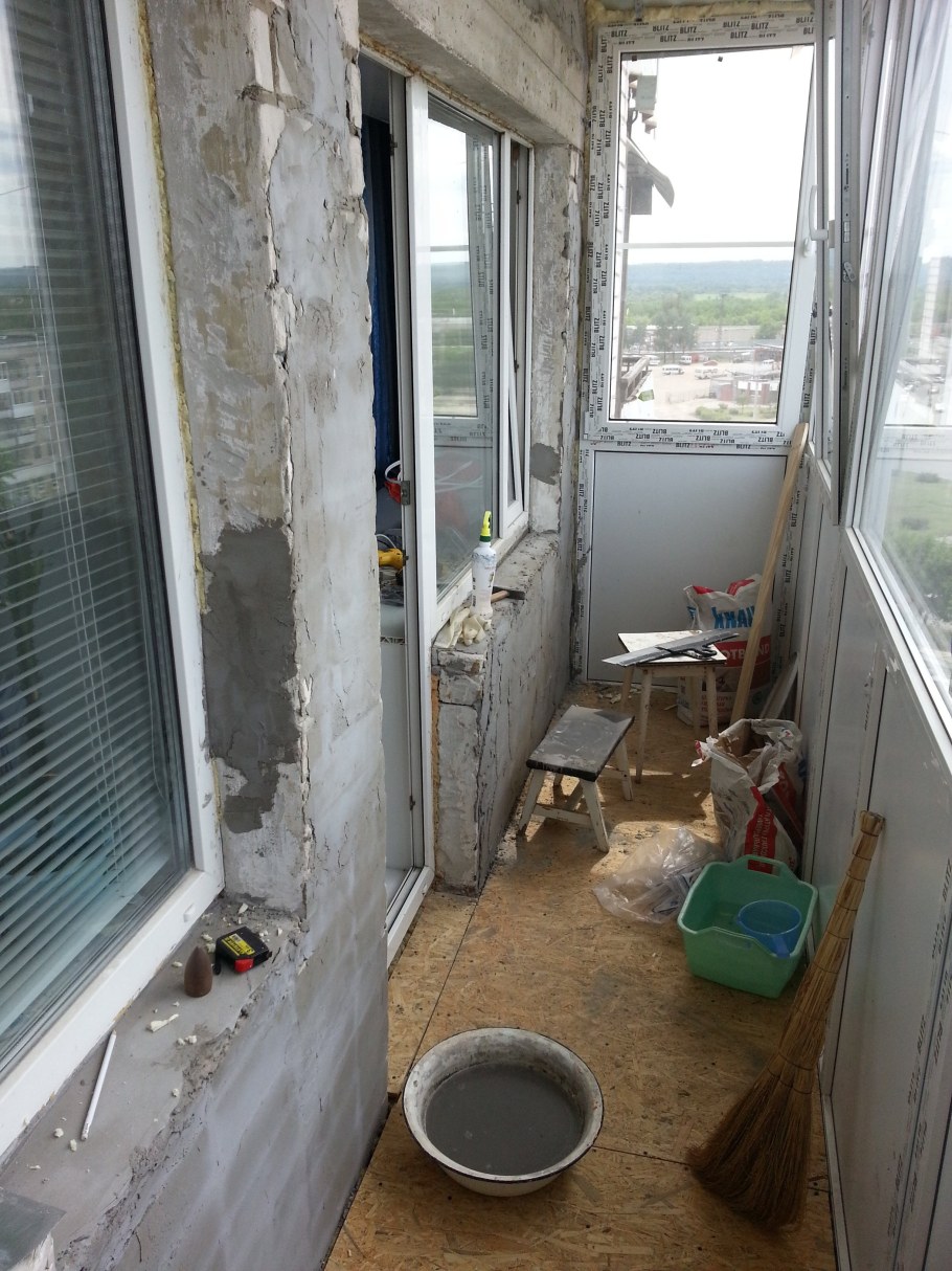 Балкон в хрущевке до