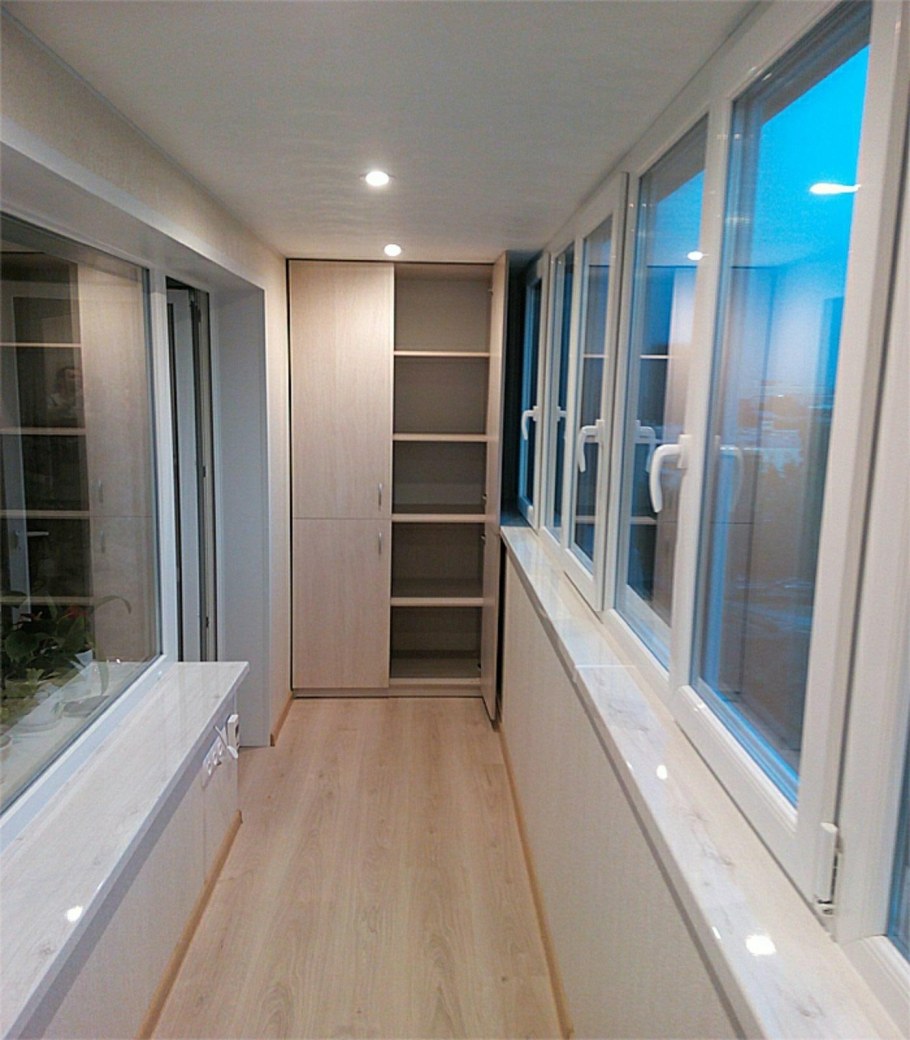 Отделка лоджии