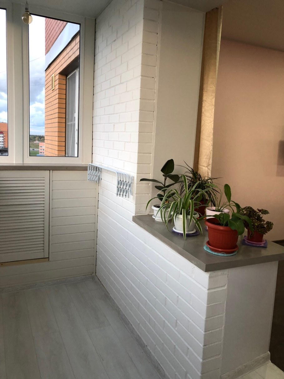 Отделка балкона