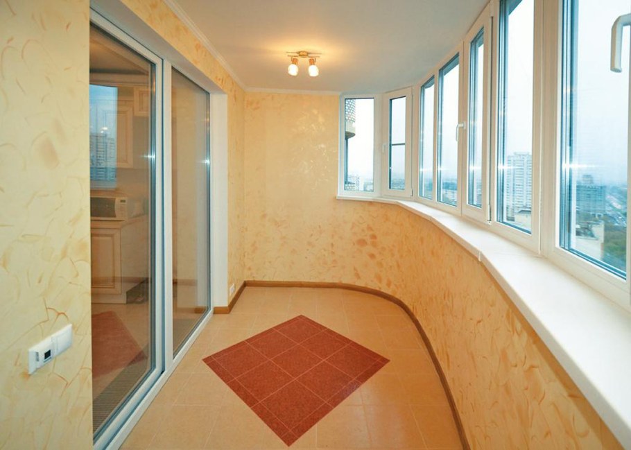 Отделка лоджии