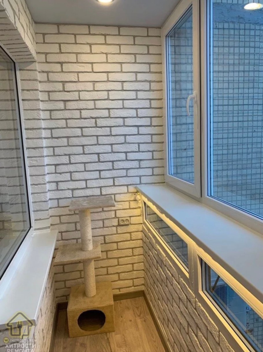 Отделка балкона