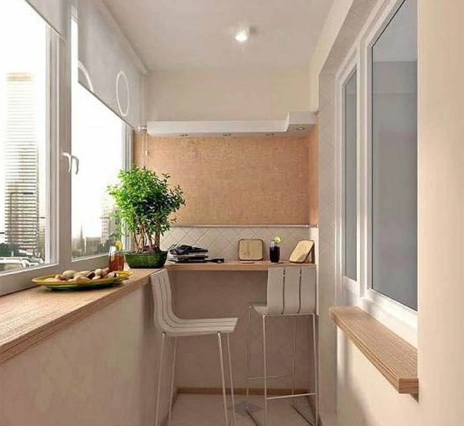 Интерьер балкона