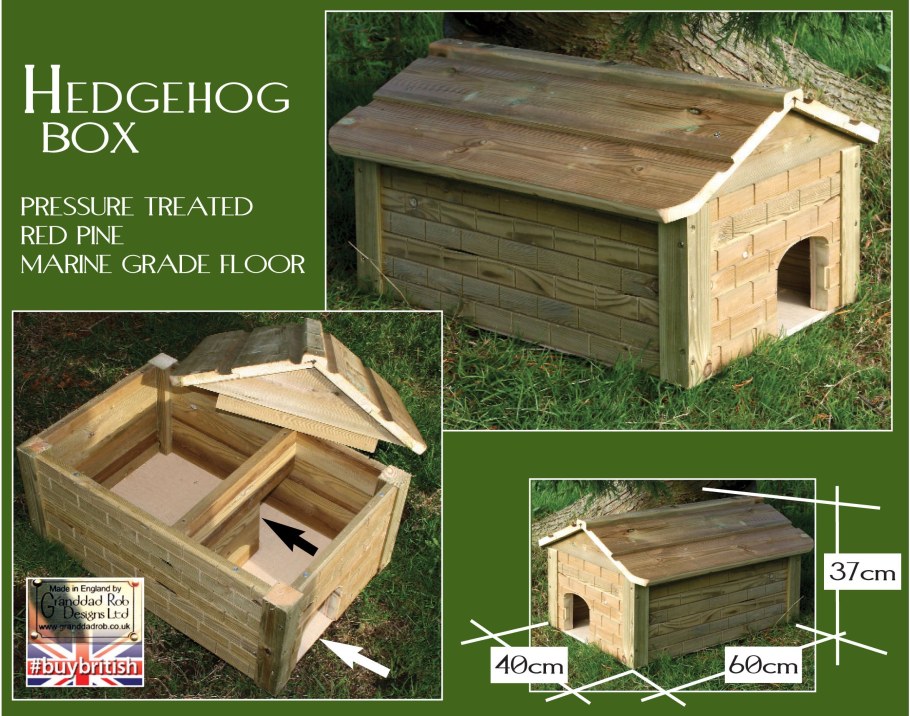 Домик для ежа Размеры