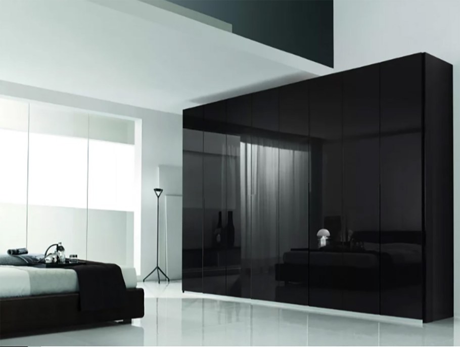 Шкаф купе черный