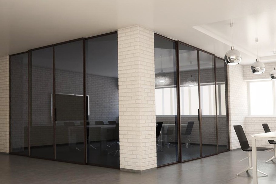 Перегородки Юнион раздвижные Union межкомнатные