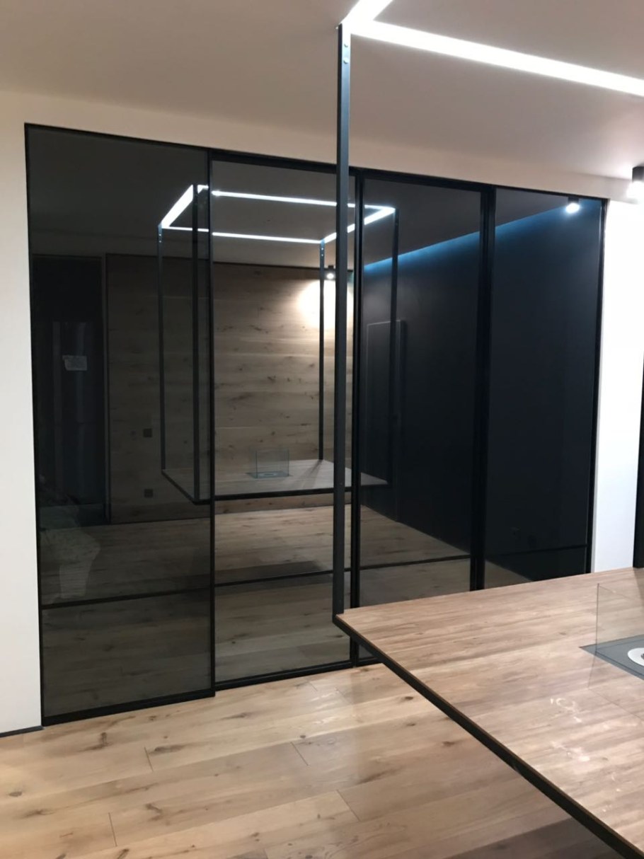 Зеркало тонированное графит