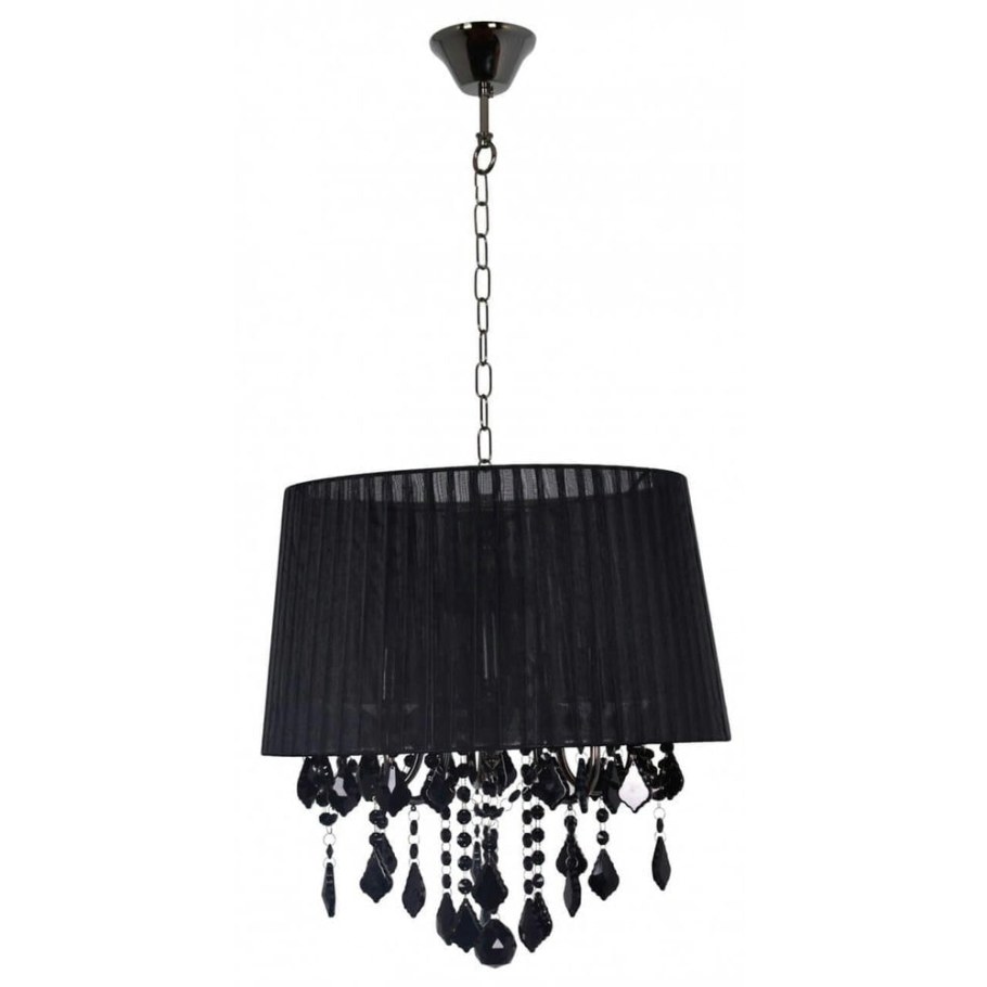 Люстра подвесная MW Федерика 379019605 5 ламп 15 м² цвет черный