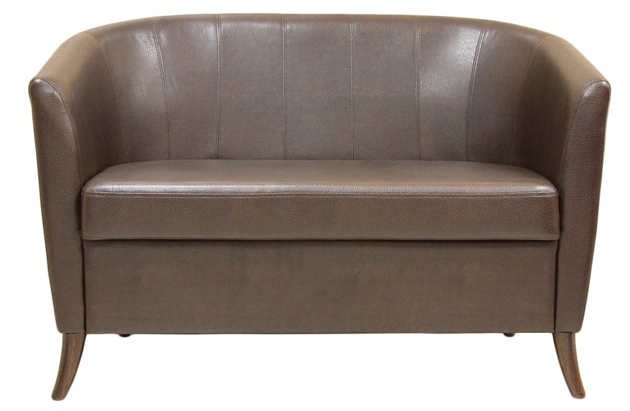 Диван офисный Честер оранжевый