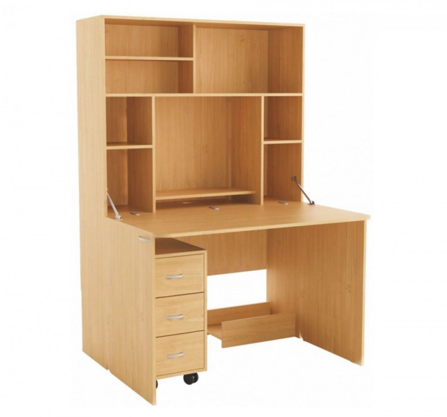 Стол компьютерный трансформер вишня