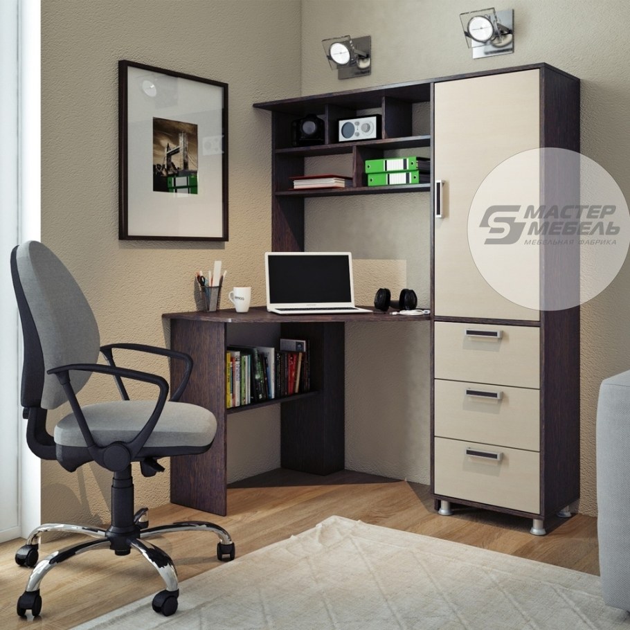 Угловой компьютерный стол для школьника