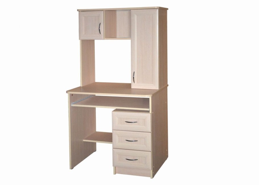 Стол школьный письменный с полками и ящиками