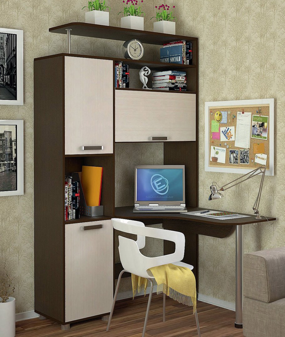 Угловой компьютерный стол для школьника