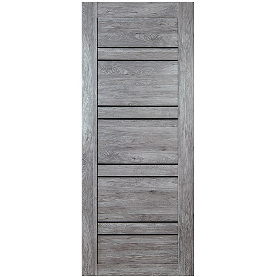 Экошпон двери дуб Шале графит