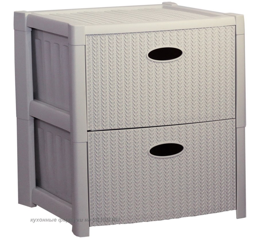 Комод-тумба idea стиль вязание (2 секции)