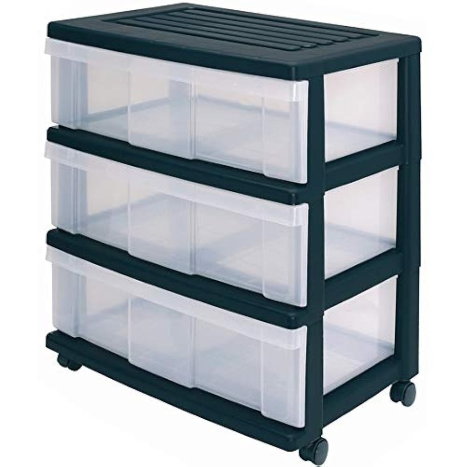 Стеллаж пластиковый прозрачный