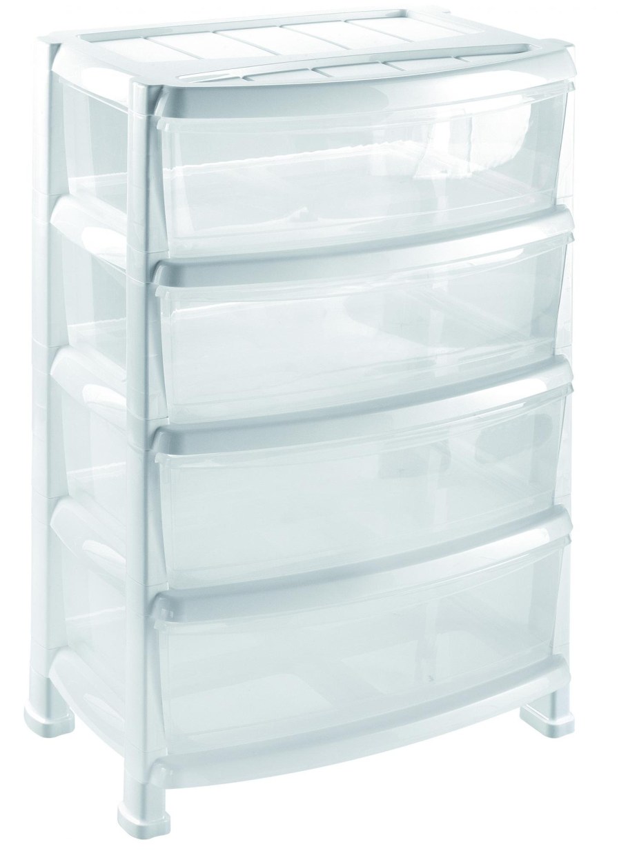 Комод на колесах Лондон 78х39?37 см 4 ящика арт. 4312956